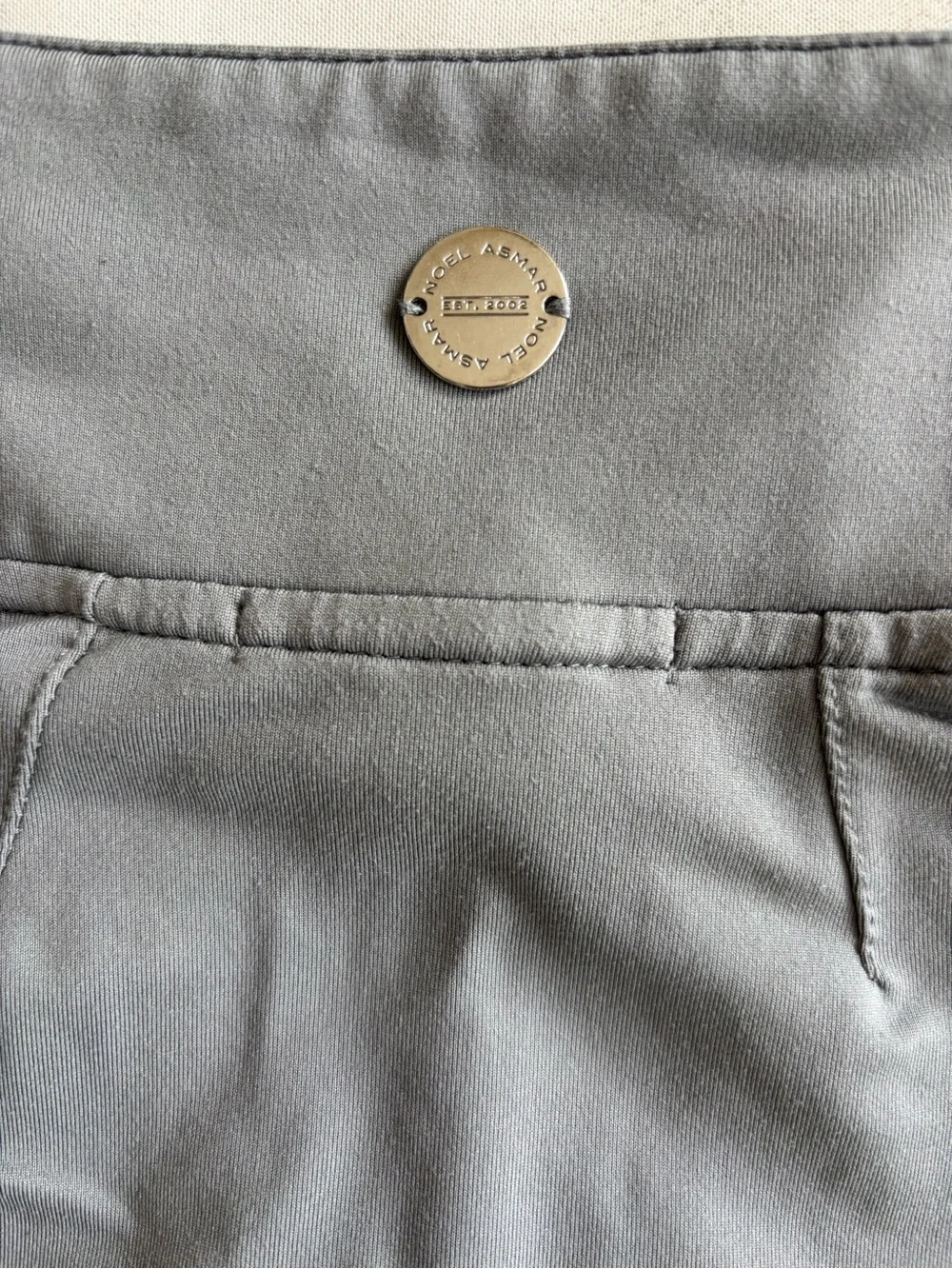 Noel Asmar size small 1/4 zip pullover grey equestrian top